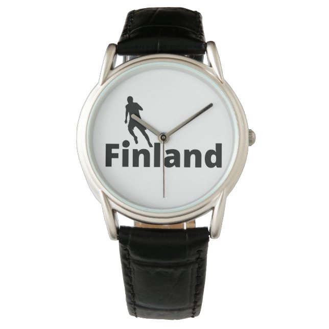 Finsk fotboll armbandsur (Framsida)