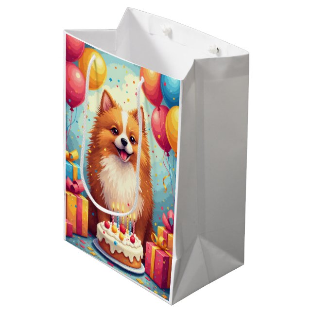 Finsk Lapphund Födelsedagsfirande (Framsidan Vinklad)