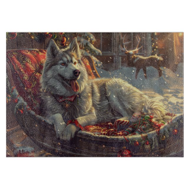 Finsk Lapphund Jul Festlig (Framsidan)