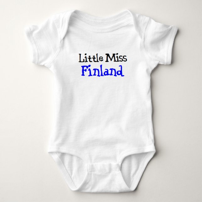 finsk lilla fröken t shirt (Framsida)