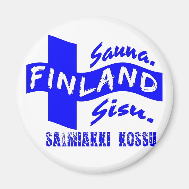 Finsk magnet (Framsidan)