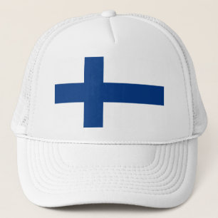 Finsk patriotisk finsk Flagga Keps