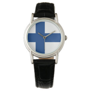 Finsk patriotisk Flagga Armbandsur