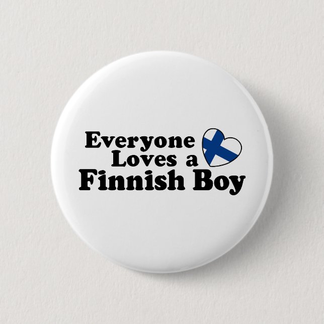 Finsk pojke knapp (Framsida)