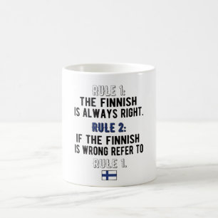Finsk roots Finlands Flagga Kaffemugg