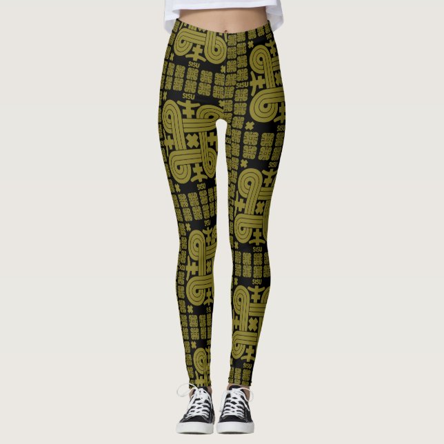 Finsk Sisu Art Leggings (Framsida)