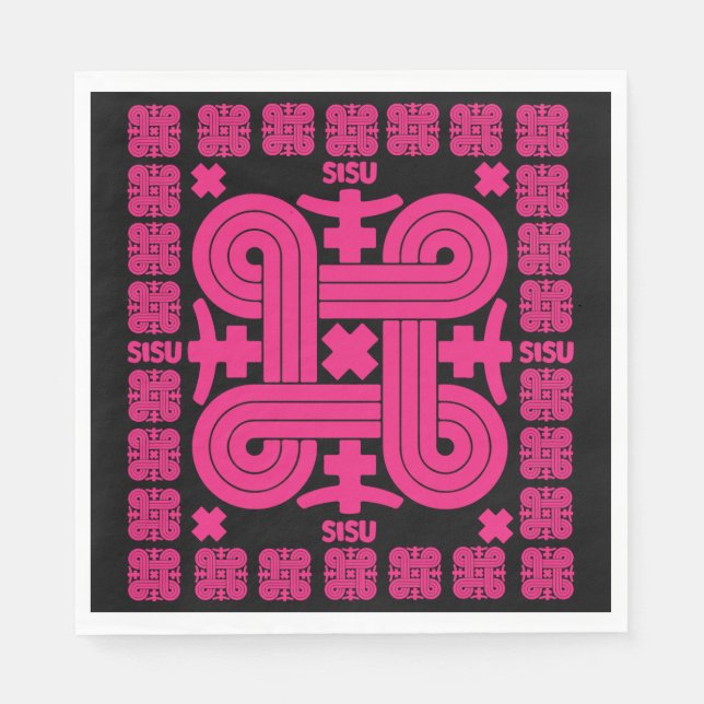 Finsk Sisu Art Pappersservett (Framsidan)