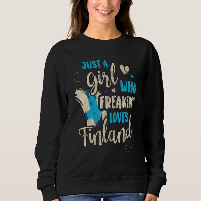 Finsk Skandinavien Finn Finland Susi Suomi Lapp H T Shirt (Framsida)