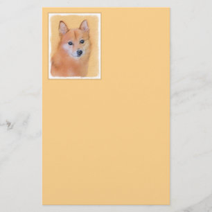 Finsk slitstil - Cute Original Hund Art Brevpapper