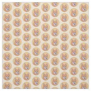 Finsk slitstil - Cute Original Hund Art Tyg