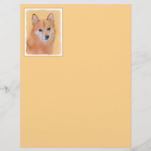 Finsk slitz-målning - Cute Original Hund Art