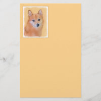 Finsk slitz-målning - Cute Original Hund Art