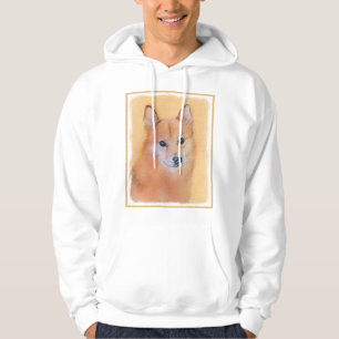Finsk slitz-målning - Cute Original Hund Art Hoodie