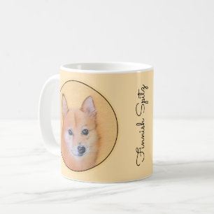 Finsk slitz-målning - Cute Original Hund Art Kaffemugg