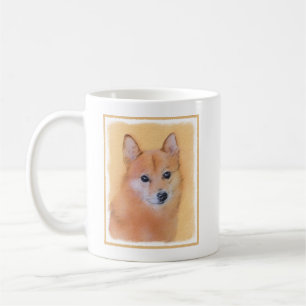 Finsk slitz-målning - Cute Original Hund Art Kaffemugg