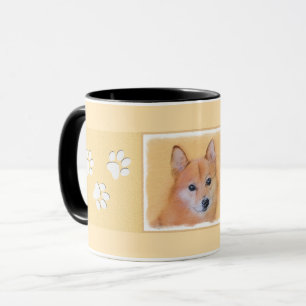 Finsk slitz-målning - Cute Original Hund Art Mugg