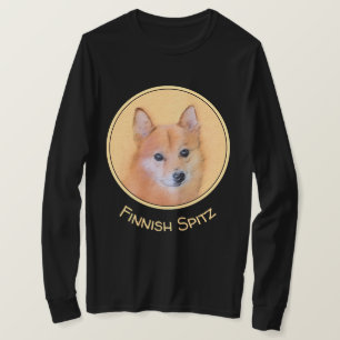 Finsk slitz-målning - Cute Original Hund Art T Shirt