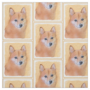 Finsk slitz-målning - Cute Original Hund Art Tyg