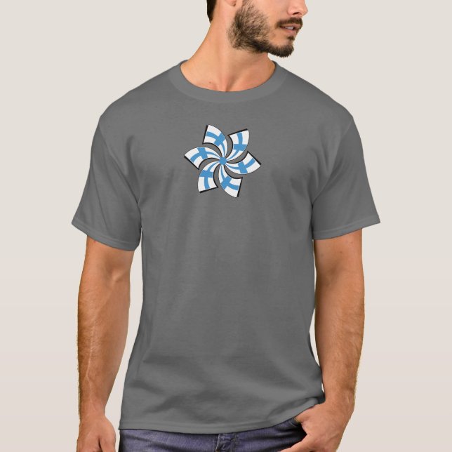 Finsk Stjärna Tee Shirt (Framsida)