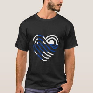 Finsk stolthet Patriotisk finne Finland Hjärta Fin T Shirt