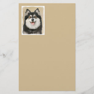 Finska apphund Painting - Cute Original Hund Art Brevpapper