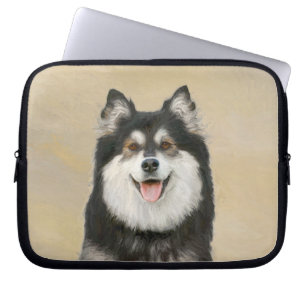 Finska apphund Painting - Cute Original Hund Art Laptop Fodral