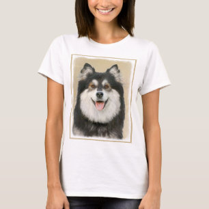 Finska apphund Painting - Cute Original Hund Art T Shirt