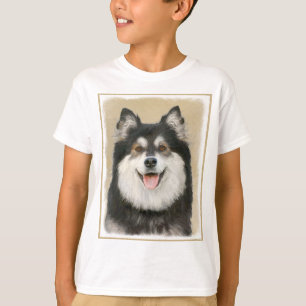 Finska apphund Painting - Cute Original Hund Art T Shirt