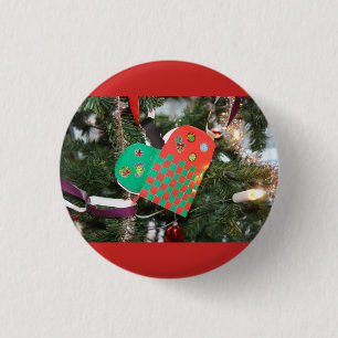 **FINSKA CHRISTMAS** BADGE OCH/ELLER KNAPP