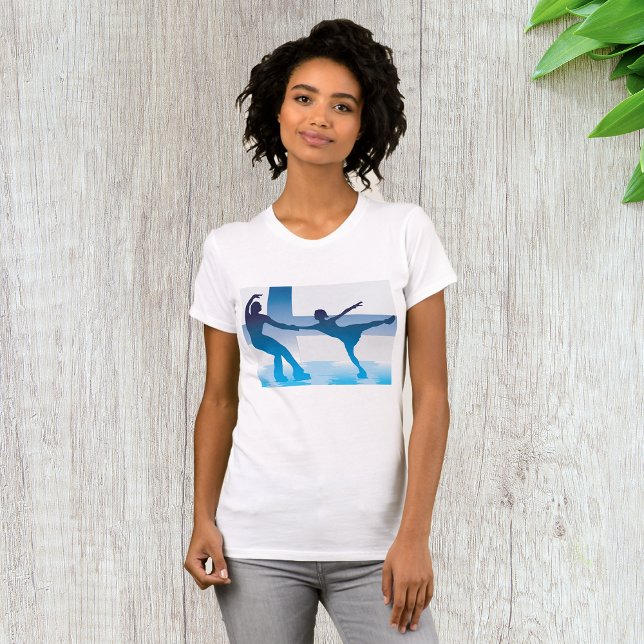 Finska Figur Skaters Womens T-Shirt (Skapare uppladdad)