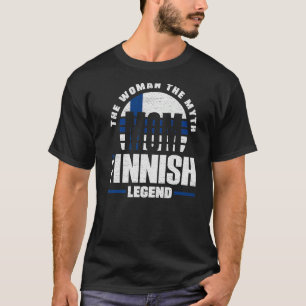 Finska Finland Flagga Mor T Shirt