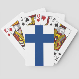 Finska (finska) Flagga Casinokort
