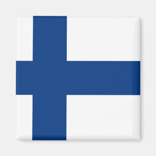 Finska (finska) Flagga Magnet
