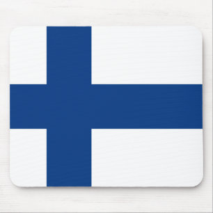 Finska (finska) Flagga Musmatta