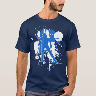Finska Flagga Biathlonist - finska Sjatlon T Shirt