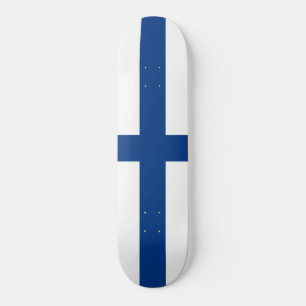Finska Flagga (Finland) Mini Skateboard Bräda 18,5 Cm