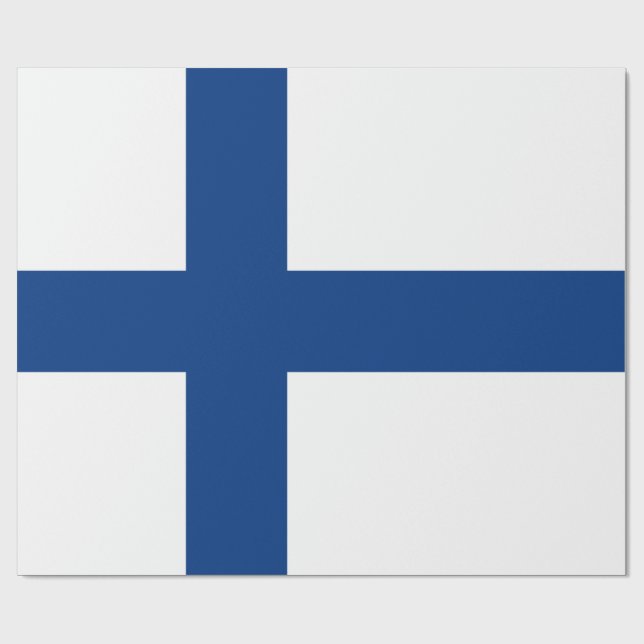 Finska Flagga (Finland), Papper Presentpapper (Platt)