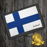 Finska flagga, finländska patrioter/sport<br><div class="desc">WALLETS: Finland och finska Flagga mode - kärlek mitt land,  resegåvor,  morapalfödelsedag,  nationalpatrioter/sportfantaster</div>