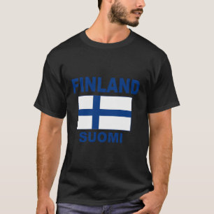 Finska Flagga Finska Suomi Flaggor Gift Jacka T Shirt
