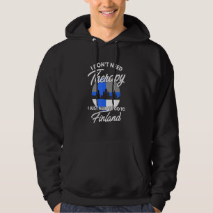 Finska Flagga I Finland Flagga I Vacation Finland Hoodie