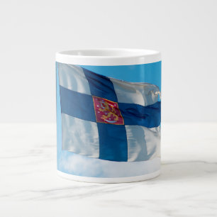 Finska Flagga Jumbo Mugg