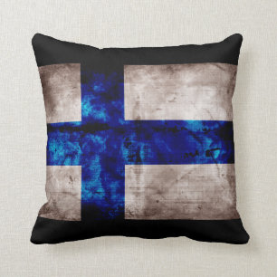 Finska Flagga Kudde