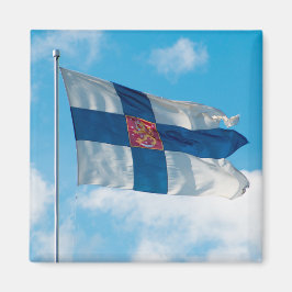 Finska Flagga Magnet