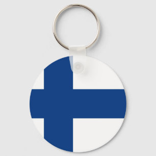 Finska flagga nyckelring