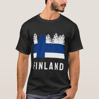 Finska Flagga T Shirt