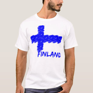 Finska Flagga - välj stil Tee