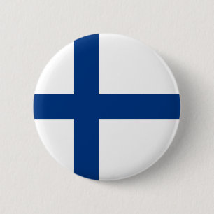 Finska flaggan (Finland) knapp