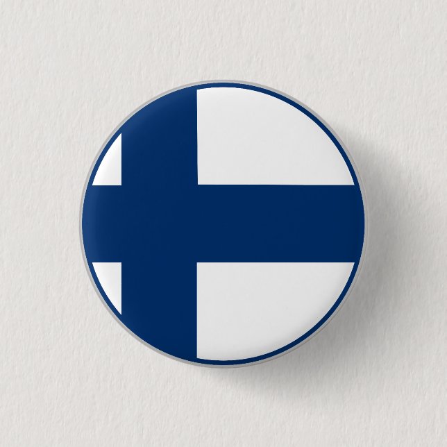Finska flaggan knapp (Framsida)
