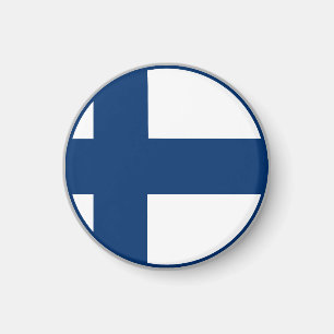 Finska flaggan magnet
