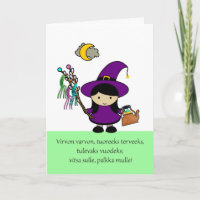 Finska Handflatan, Söndag, Cute Witch